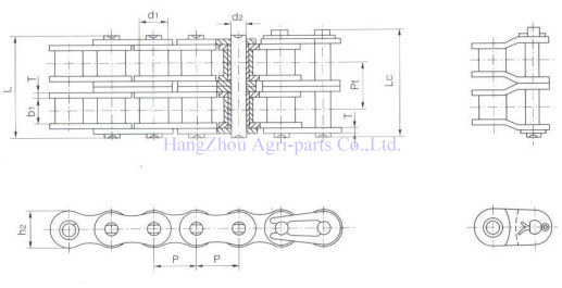 Walking tractor chains